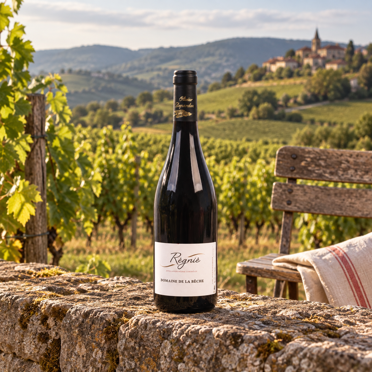 Domaine de la Bêche Régnié in the Beaujolais countryside